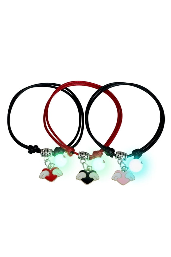 3 Pcs/set Beads Hand-woven Love Star Sisters Novel Adjustable Hand Rope