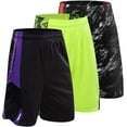 thumbnail image 1 of 3 Pcs/set Men's Running Shorts Quick-Drying Running Shorts Basketball Pants Sports Pants, 1 of 2