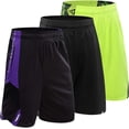 thumbnail image 1 of 3 Pcs/set Men's Running Shorts Quick-Drying Running Shorts Basketball Pants Sports Pants, 1 of 2