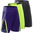 thumbnail image 1 of 3 Pcs/set Men's Running Shorts Quick-Drying Running Shorts Basketball Pants Sports Pants, 1 of 2