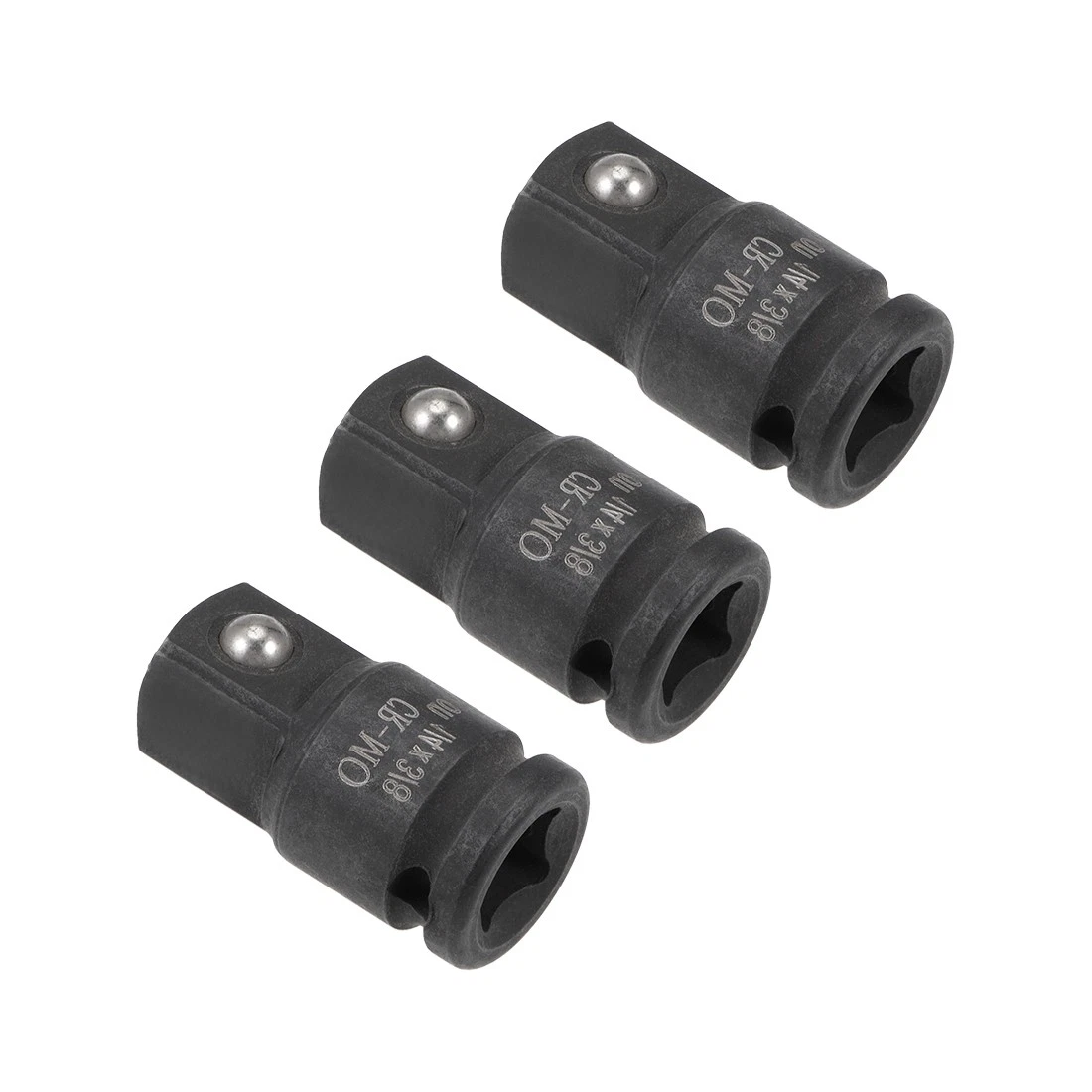 3 Pcs1/4 Inch Drive (F)*3/8 Inch (M) Impact Socket Adapter For Ratchet ...
