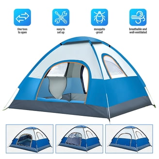 GGPG 4 Person Instant Camping Tent, Automatic Pop Up Tent with