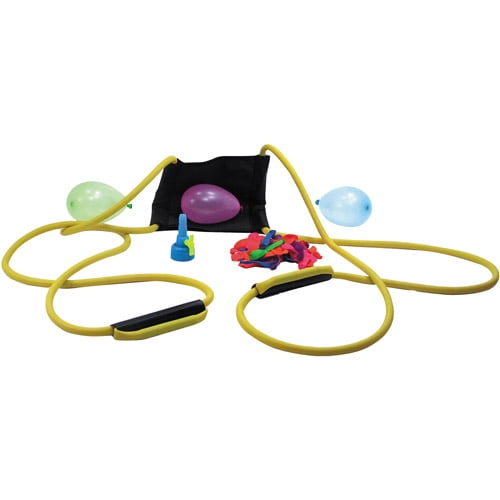 3 Person Water Balloon Launcher with Balloon Filling Nozzle for Easy Loading
