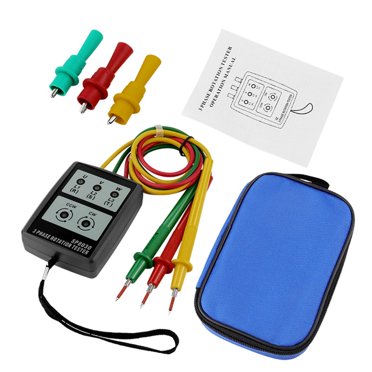 Stay Safe, Stay Wired: 3-Phase Rotation Tester Indicator Kit (60V~600V AC)