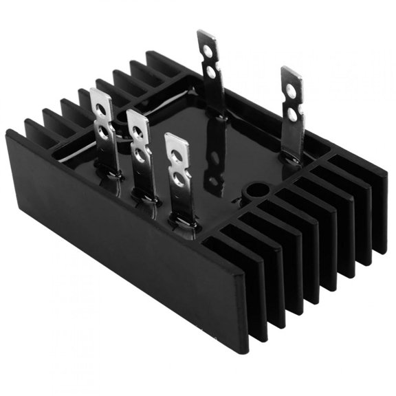 3-Phase Diode Bridge Rectifier 100A 1600V High Power Full Wave Silicon Rectifier for Industrial Power Supply, Three Phase AC to DC Conversion