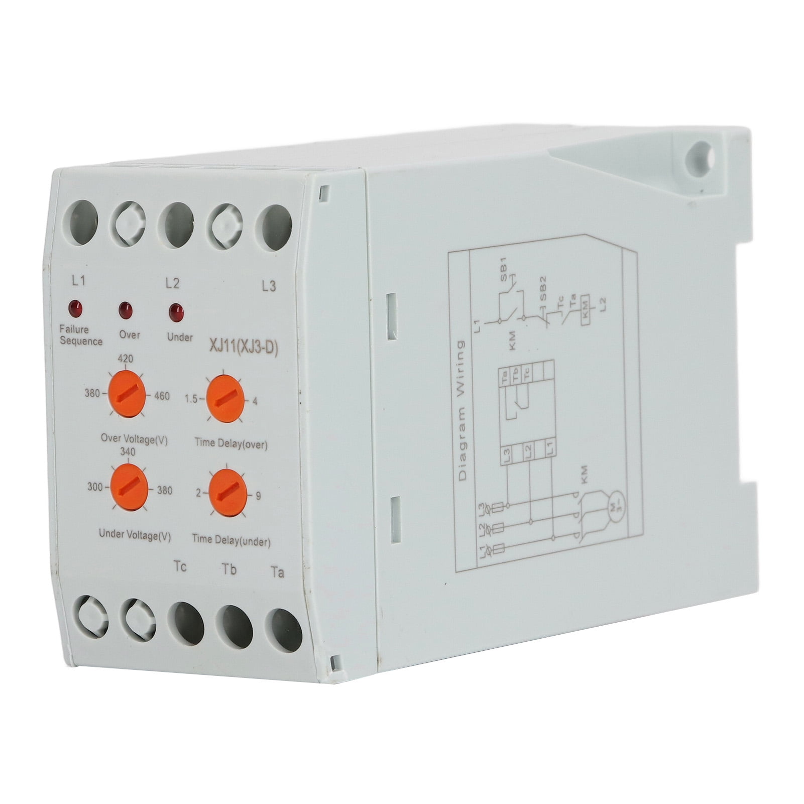 3 Phase Protector Failure and Phase Sequence Monitoring Relay Under