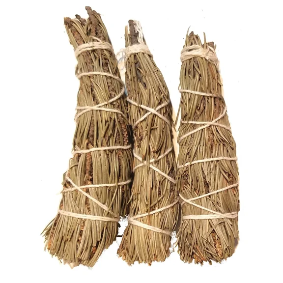 3 Pion Pine Sage Smudge Stick (House Cleansing Negativity Removal) Free Ship