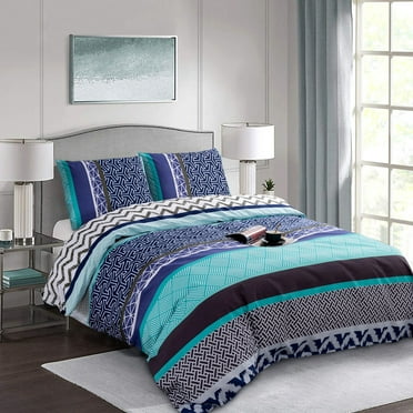 3 Pic King Queen Duvet Cover Egyptian Comfort Boho Style Bedding Comforter Cover