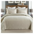thumbnail image 1 of 3-Piece 100% Cotton Oversized Bedspread Lightweight Quilt Coverlet Embroidery Farmhouse Bedding Set (TM Beige, Queen (100"x106")), 1 of 7