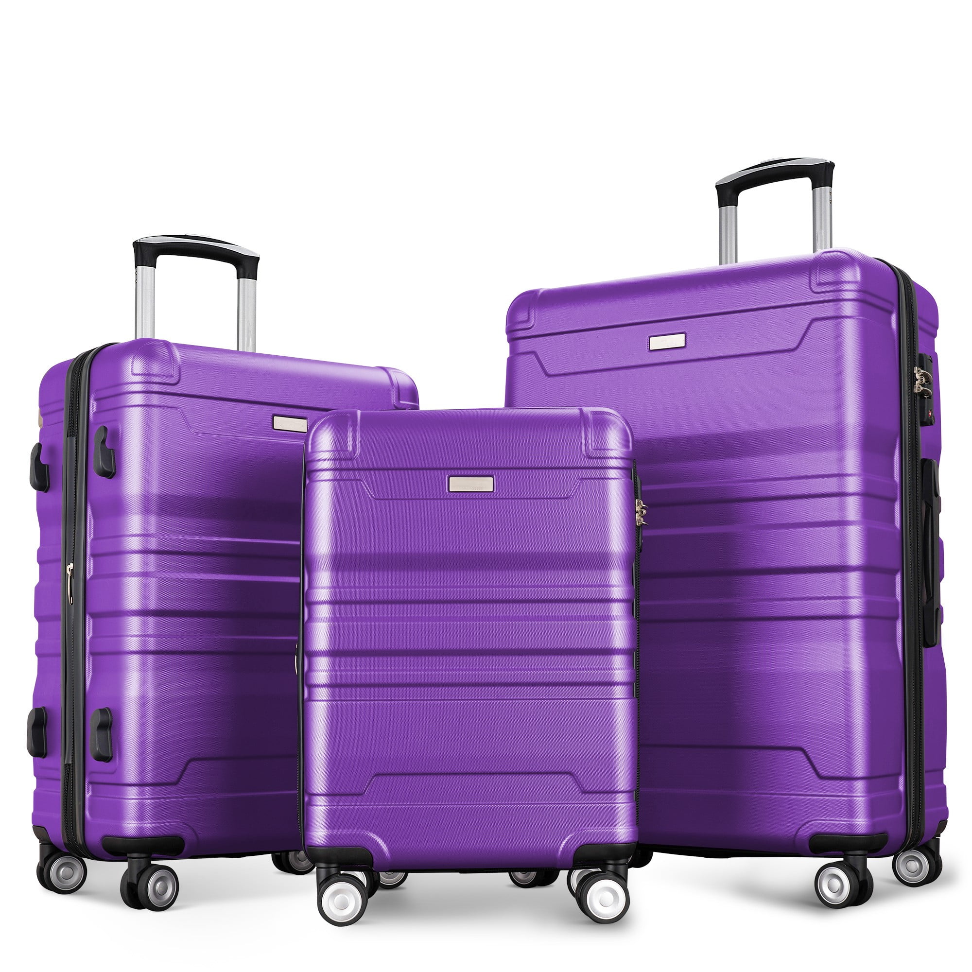 5 PCS Luggage Sets With Spinner Wheels,Hardshell ABS