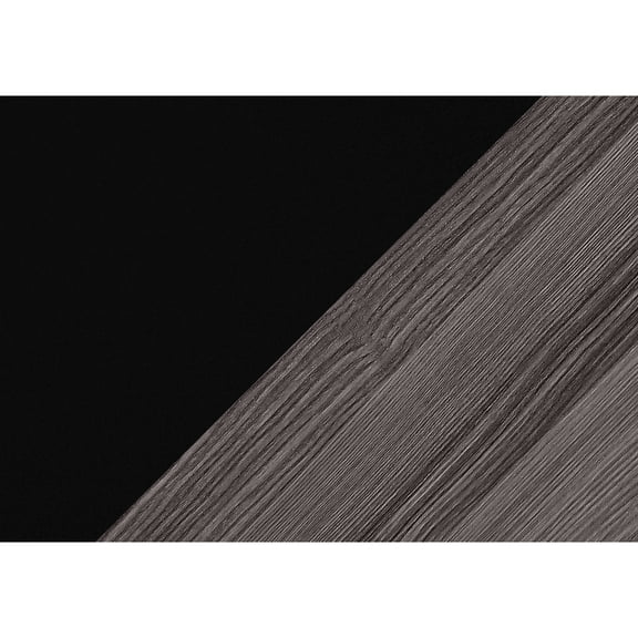 3-Piece Accent Table Set | Perfect for Basement and Den | Grey Particle Board with Laminate | Provides Extra Storage Shelf