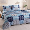 thumbnail image 1 of 3 Piece All Season Bedding King size Comforter Set, Ultra Soft Polyester Elegant Bedding Comforters, 1 of 5