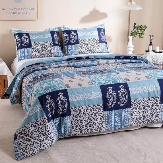 3 Piece All Season Bedding King size Comforter Set, Ultra Soft Polyester Elegant Bedding Comforters