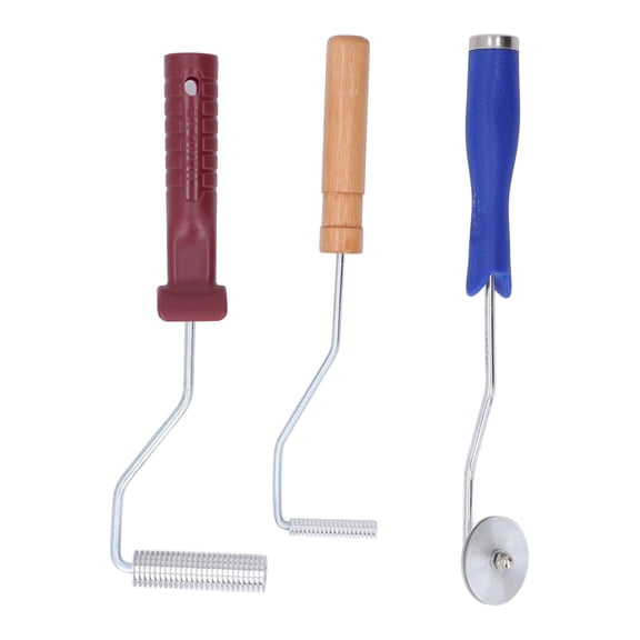 3-Piece Aluminum Set for Resin Laminating & Bubble Removal - Ideal for Tub, Shower, Bathtub & Boat Repairs Fiberglass Roller Kit