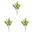 thumbnail image 1 of 3-Piece Artificial Lemon Branches Set, 14 Inch Lemon Fruit with Green Leaves Stems for Vase Arrangement, Table Centerpiece, Farmhouse, Kitchen, and Spring Holiday Home Decoration, 1 of 7