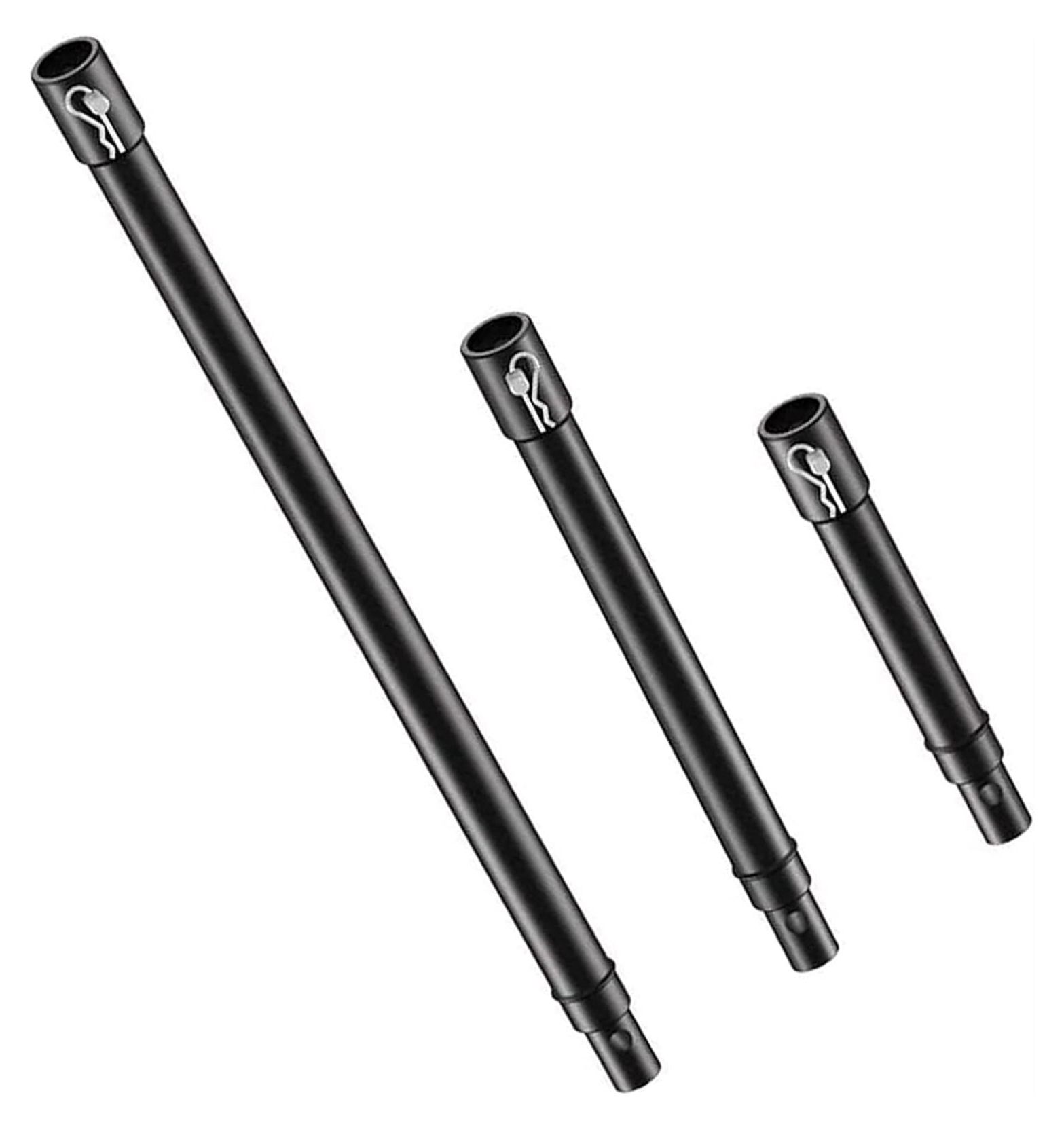 3 Piece Auger Bit Extension Kit, Heavy Duty Garden Post Hole Digger