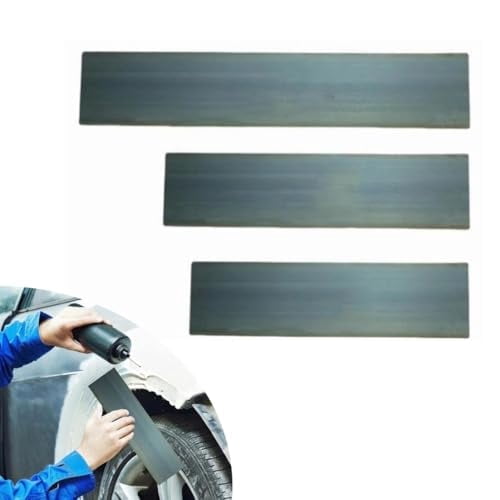 3-Piece Auto Frame Filler Tool Set Steel Surface Smoother Multiple Sizes Automotive Body Filler Spreader DIY Projects