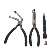 3-Piece Automotive Snap Ring Pliers Set with Non-Slip Handles   Heavy Duty Circlip Removal Tool Kit for Internal and External Retaining Rings