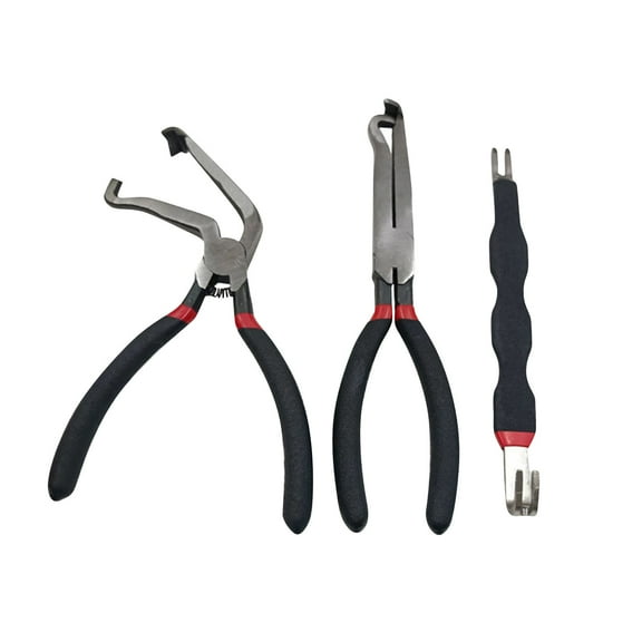 3-Piece Automotive Snap Ring Pliers Set with Non-Slip Handles – Heavy Duty Circlip Removal Tool Kit for Internal and External Retaining Rings