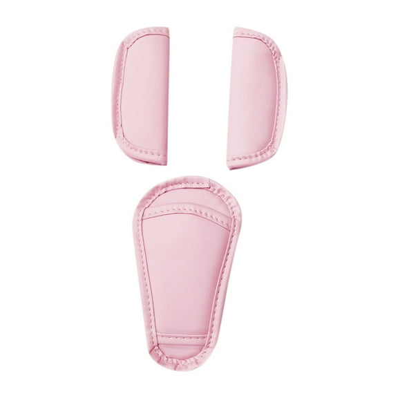 3 Piece Baby Stroller Car Seat Strap Covers Baby Shoulder Strap And Crotch Harness Pads | Soft Cushion Padding For Child Belts |Harness Pads For Travel And Daily Use
