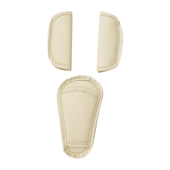 3 Piece Baby Stroller Car Seat Strap Covers - Shoulder & Crotch Harness Pads, Soft Cushion, Skin-Friendly, Easy to Clean