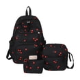 thumbnail image 1 of 3 Piece Backpack Set, 32L Large Capacity Laptop Backpack Bundle, Waterproof Oxford Cloth Bag with Matching Shoulder Bag & Pouch, Durable Travel Bookbag, 1 of 2