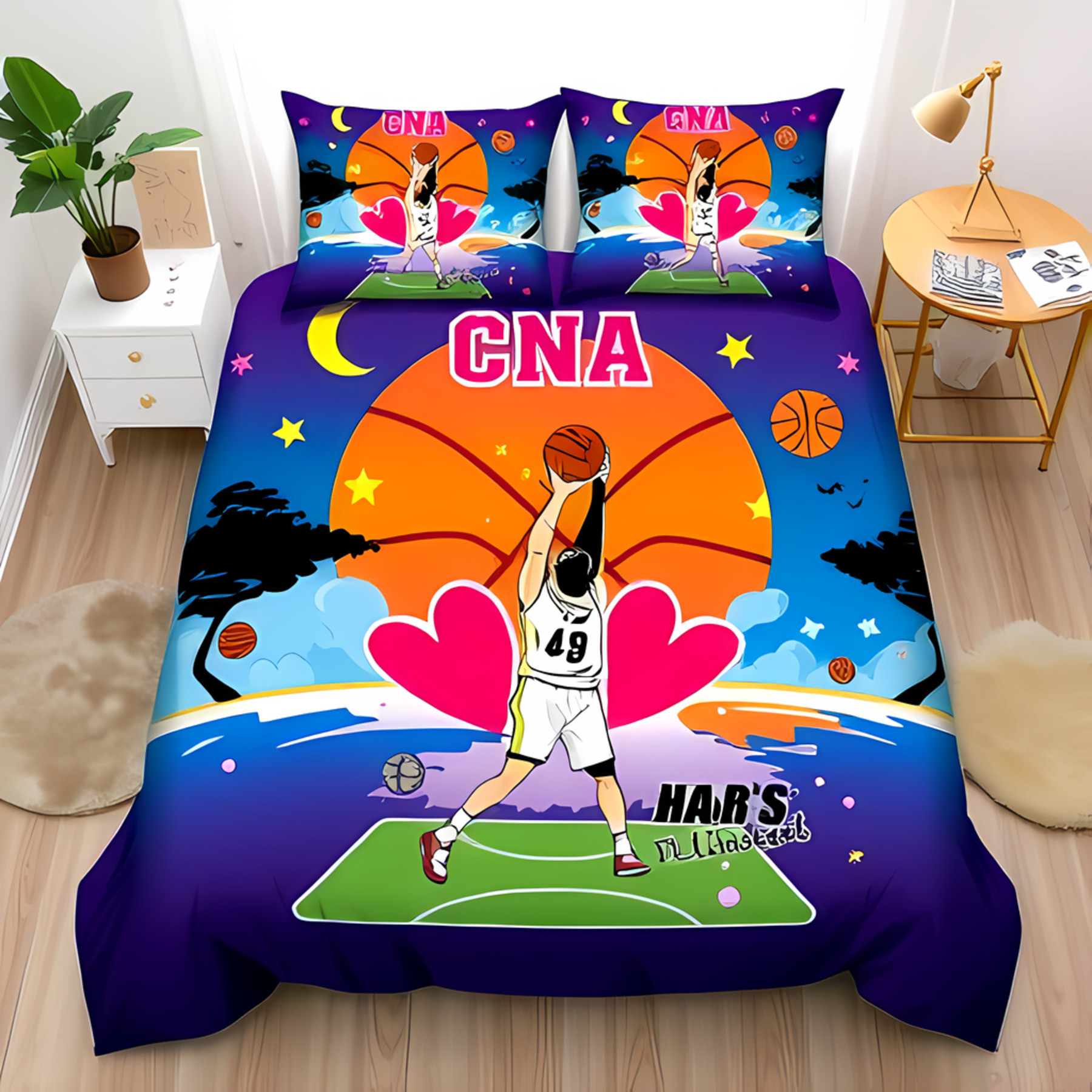 Player Duvet Cover