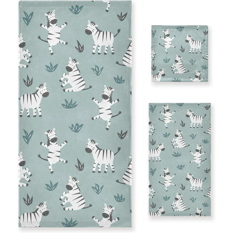 Piece Bath Towel Set, Soft Highly Absorbent Bathroom Towels Cute