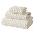 thumbnail image 1 of 3 Piece Bath Towels Set Cotton Hotel Quality Large Bath Towel Hand Towel Washcloth Combo Ultra Absorbent Quick Dry Towels for Bathroom Spa Home Travel, 1 of 8
