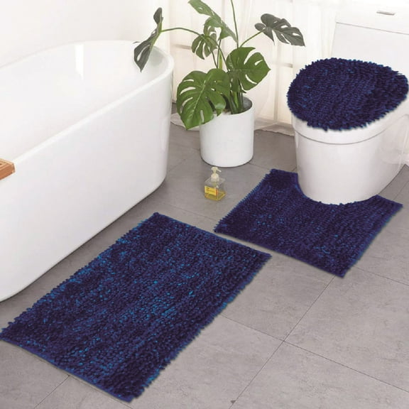 3 Piece Bath rug Butter Chenille