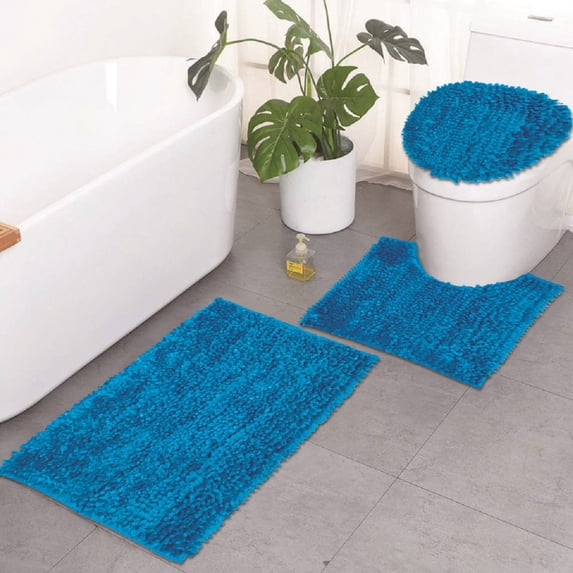 3 Piece Bath rug Butter Chenille