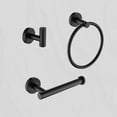 thumbnail image 1 of 3 - Piece Bathroom Hardware Accessories Set Wall Mounted, 1 of 9