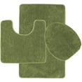 thumbnail image 1 of 3 Piece Bathroom Rug Set Bath Rug, Contour Mat, and Lid Cover, 1 of 1
