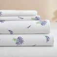 3 Piece Bed Sheets Set Twin Xl Sheets White Extra Soft Blue Floral