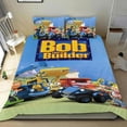 thumbnail image 1 of 3 Piece Bedding Set For Bob the Builder Duvet Cover Sets Comforter Cover Set Cute Super Soft Teens Bedding Set Kids Bedroom Gifts,1 Duvet Cover with 2 Pillowcases Twin, 1 of 6
