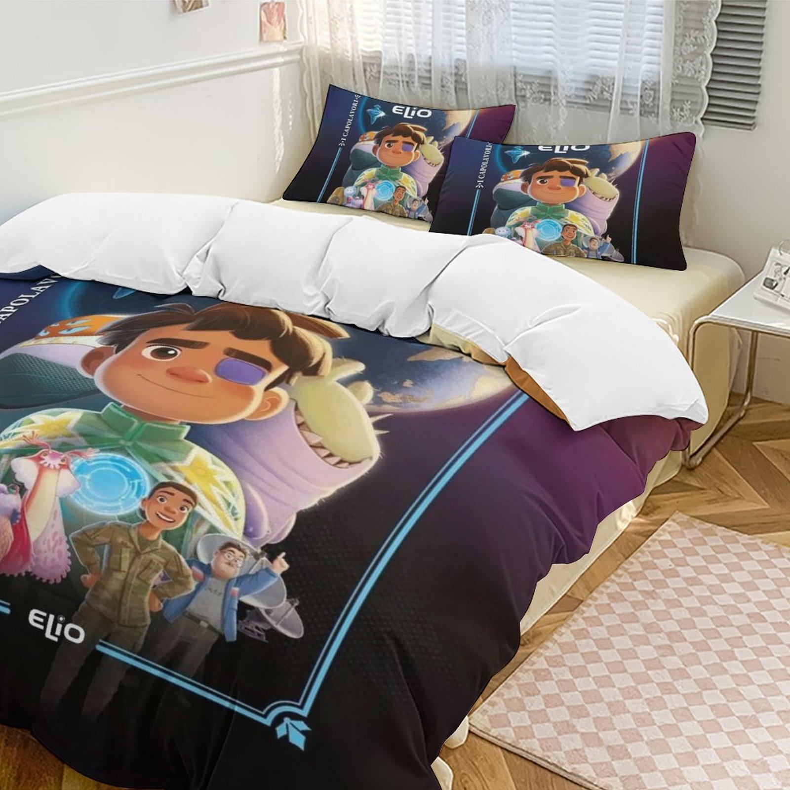 3 Piece Bedding Set E-li0 Comforter Cover Set Cute Kids Bedroom Gifts,1 ...