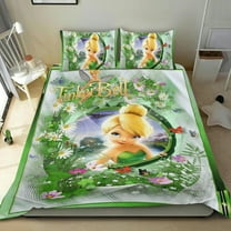 3 Piece Bedding Set For Tinker Bell Comforter Cover Set Cute Duvet Cover Sets Super Soft Teens Bedding Set Kids Bedroom Gifts,ses Twin