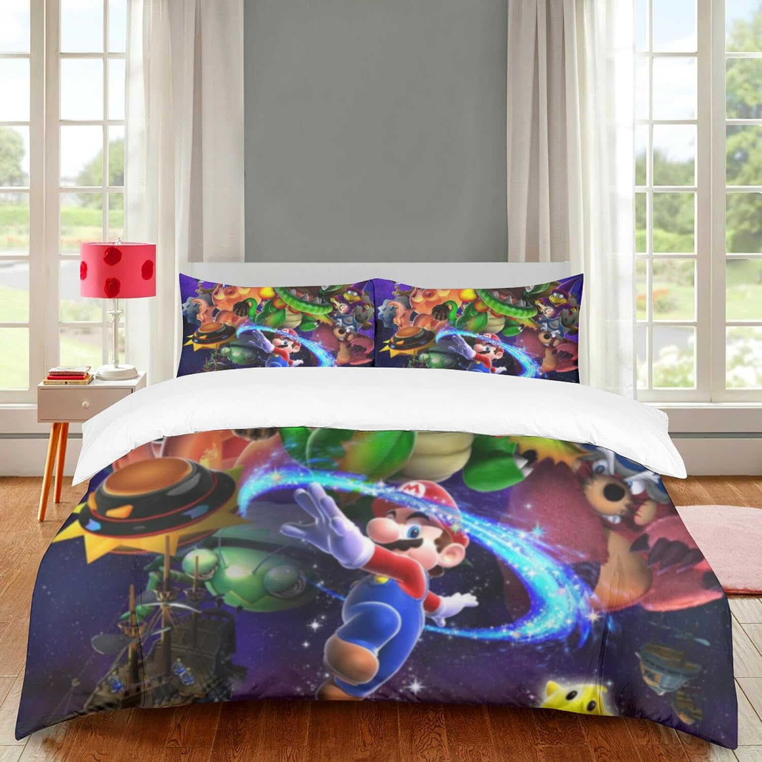 3 Piece Bedding Set Modern Comforter Quilt Set Twin Size Luxury Duvet Cover Set with 1 Quilt