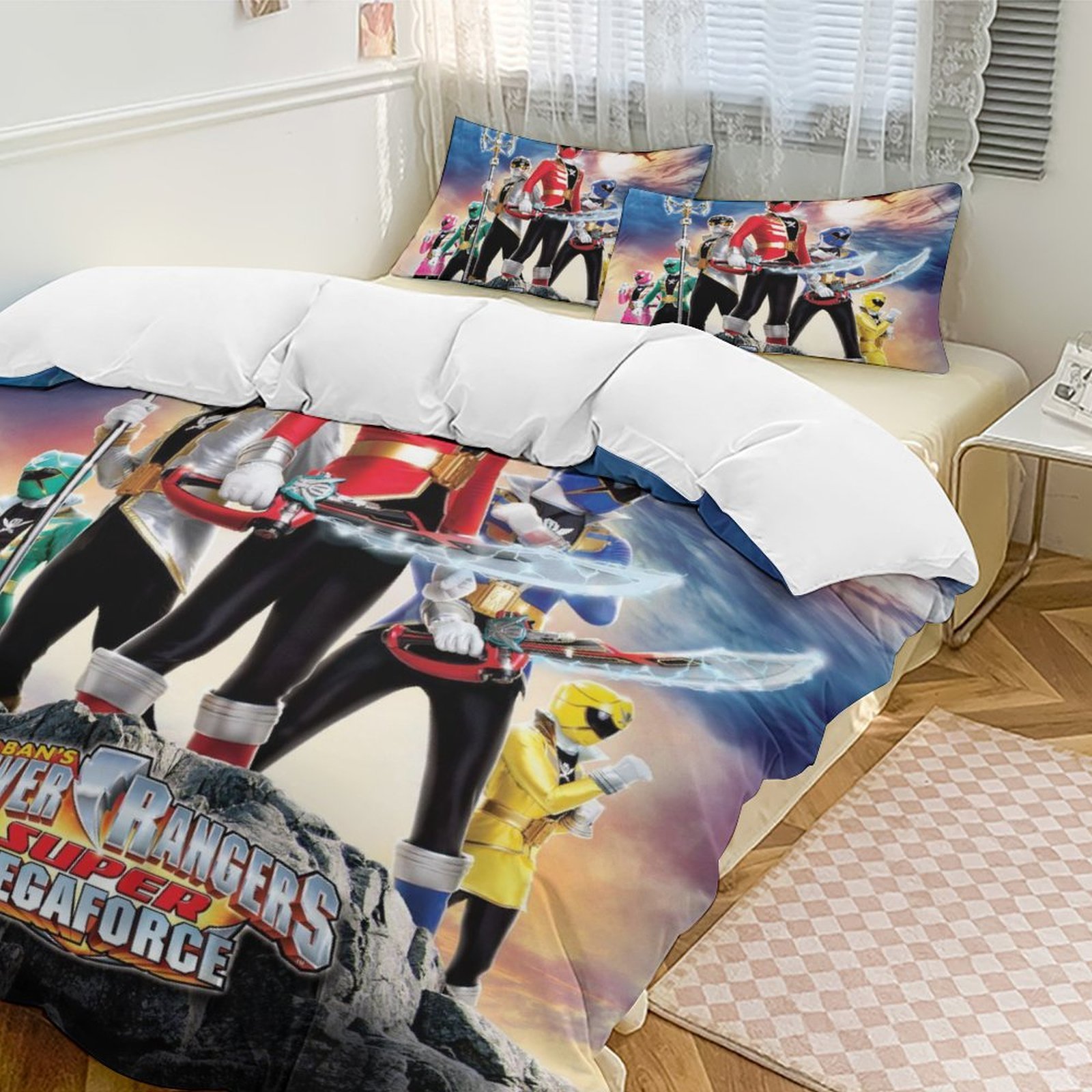 3 Piece Bedding Set Power Team Ran-,Ger2 Comforter Cover Set Cute Kids ...