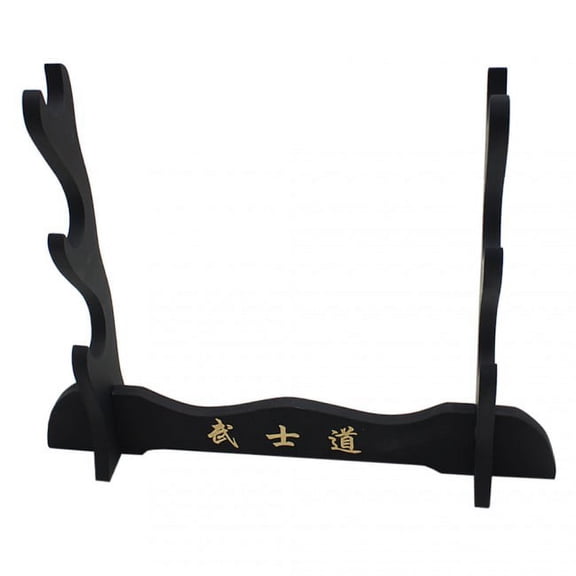 3 Piece Black Wooden Table Stand