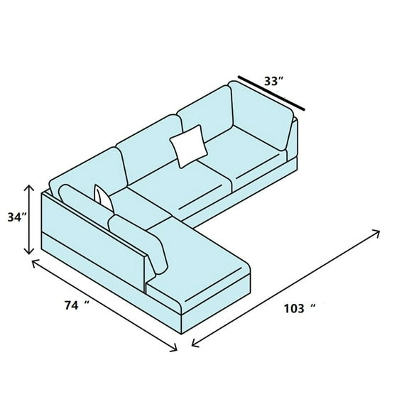 3 Piece Brown Faux Leather Sectional With Storage For Home Pc In A Luxurious Living Room Style