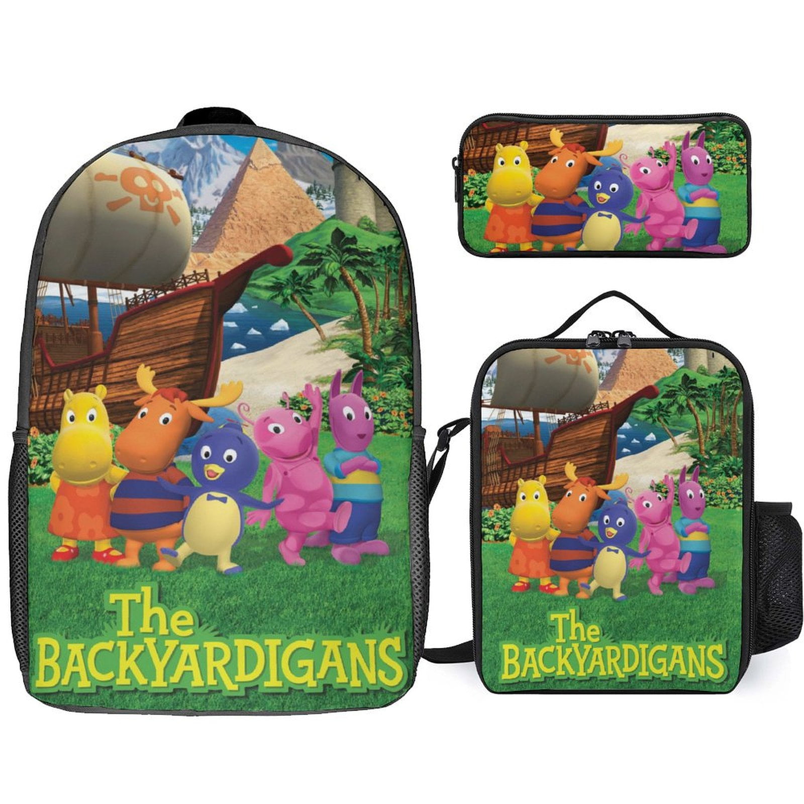 3 Piece Casual Backpack Set The Backyardigans Backpacks Daypacks with ...