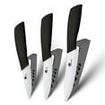thumbnail image 1 of 3-Piece Ceramic Paring Knife,5" Utility Knife 4" Slcing Knife and 3" Peeling Knife Vegetables Fruit Kitchen Knives Cutter Tool, 1 of 9