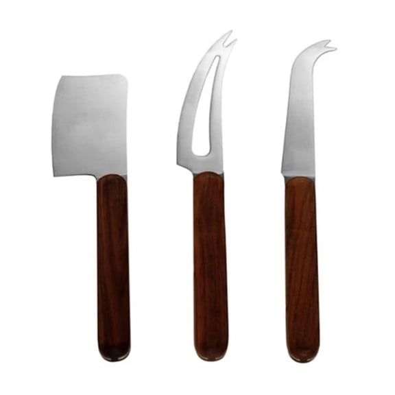 Swissmar 3-Piece Cheese Knife Set | Timber Handle