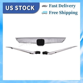 Chrome Front Upper Grille With Molding for Honda Accord Sedan 2018 2019 2020