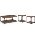 thumbnail image 1 of 3 Piece Coffee Table and End Table Set in Bourbon, 1 of 4