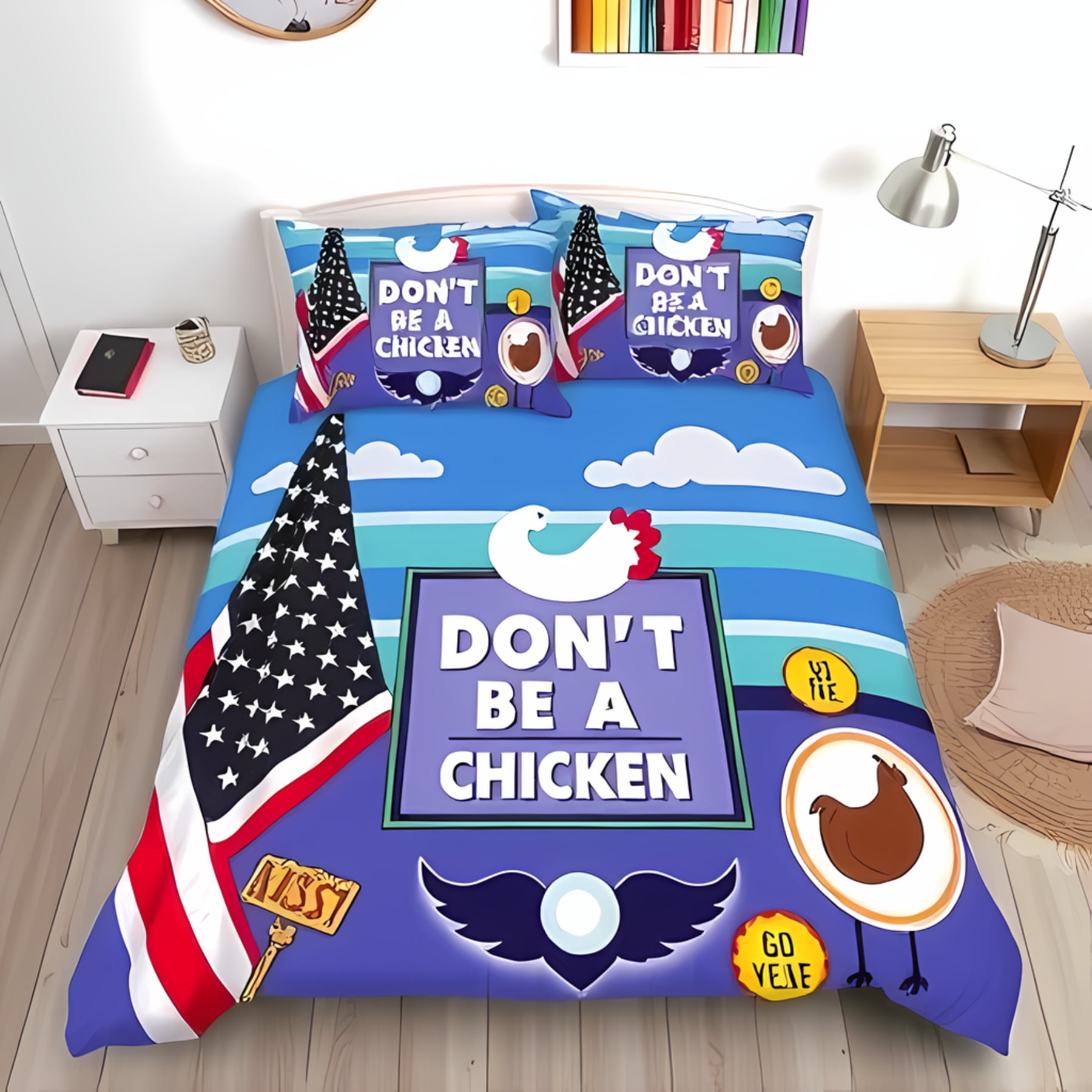 Charming Chicken WN0810003CL Duvet Cover Set main image 1
