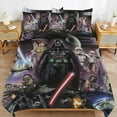 thumbnail image 1 of 3 Piece Comfortable Bedding Set Darth Vader Duvet Cover Twin Bed with 2 Pillowcase 79"x90", 1 of 8