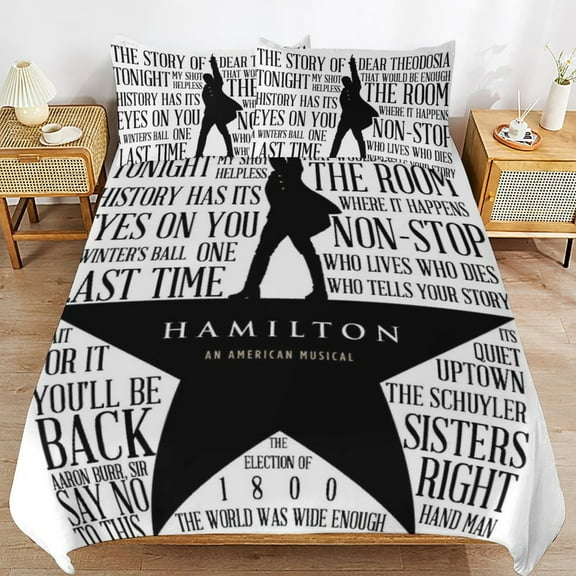 3 Piece Comfortable Bedding Set Hamilton Bed Duvet Cover with 2 Pillowcase 90"x90"
