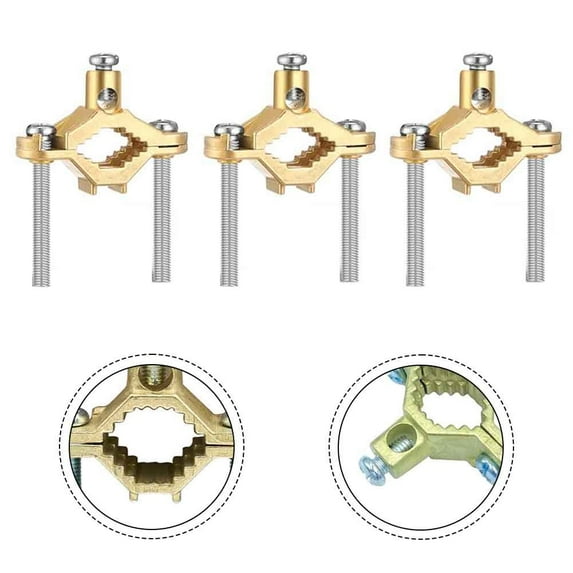 3 Piece Copper Alloy Ground Clamps for Electrical Bonding on Water ...